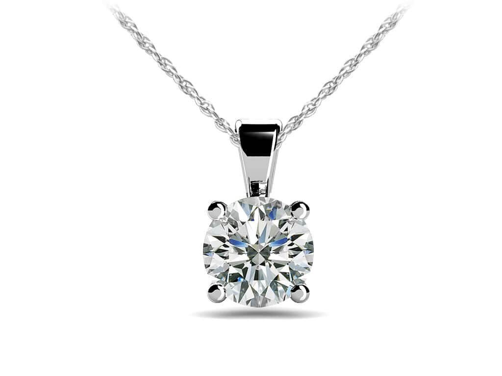 Lab Diamond Solitaire Pendant (.25ct)