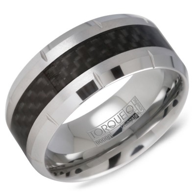 A Tungsten Torque Band With A Carbon Fibre Inlay.