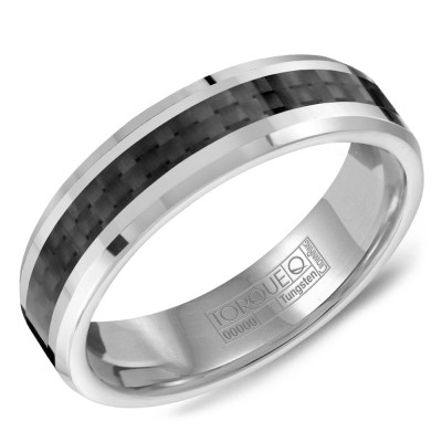 A Tungsten Torque Band With A Carbon Fibre Inlay.