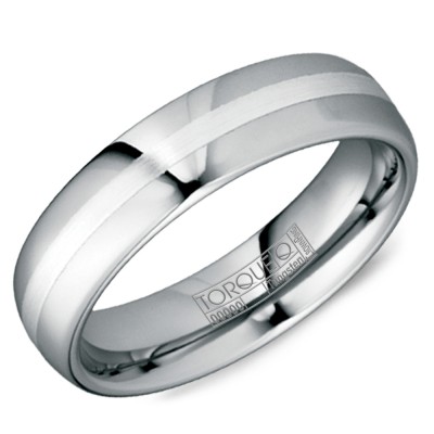 A Tungsten Torque Band With A Brushed Center.