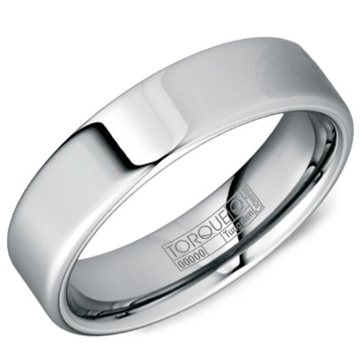 A Tungsten Torque Band With A Polished Finish.